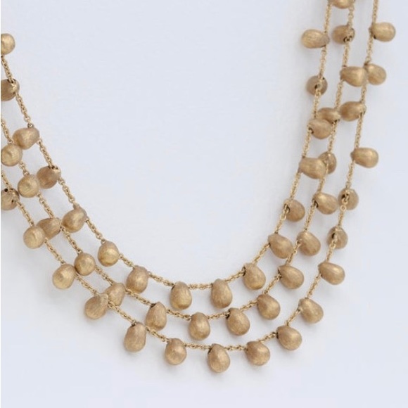 Marco Bicego 18K VINTAGE RARE TRIPLE-STRAND ELEGANT SIVIGLIA NECKLACE! - Picture 9 of 16